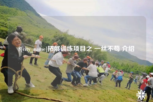 石嘴山拓展训练项目之 一丝不苟 介绍